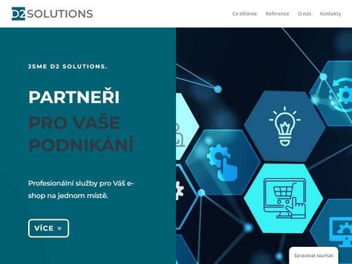 jsme d2 solutions - váš partner v on-line marketingu v oblastech ? shoptet na míru ? práce s xml feedy ? zbožové srovnávače ? marketplaces