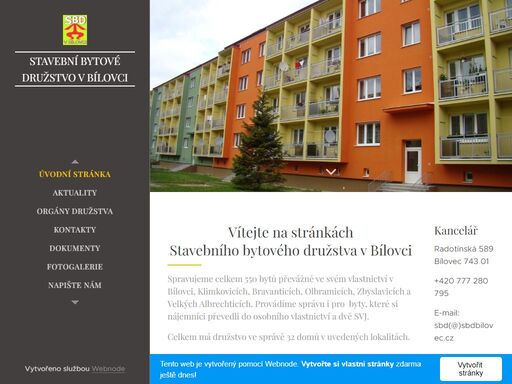 vítejte na stránkáchstavebního bytového družstva v bílovci