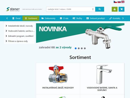 jsme dovozci vodotopenářského sortimentu a specialisté na úpravu vody