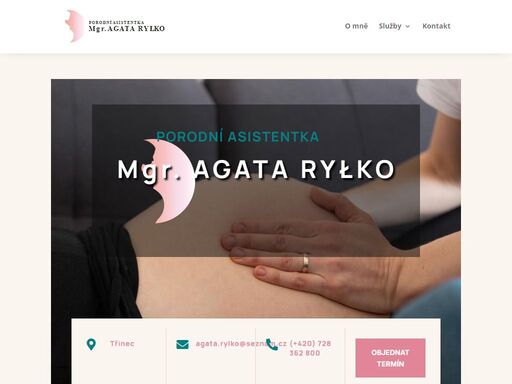jmenuji se agata ryłko, jsem porodní asistentka a máma tří skvělých holčiček. pracuji na porodním sále karvinské nemocnice, ale také jako soukromá, komunitní