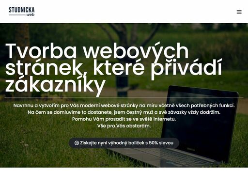 vytvářím moderní webové stránky na míru. prosazuji klienty ve světě internetu. tvorba webových stránek - krnov a celá čr. získáte profesionální web na míru.