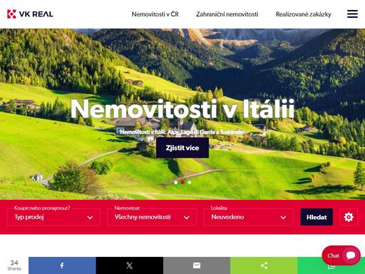 každý den stovky nových nemovitostí, reality. nemovitosti na prodej či pronájem v každém místě. přehledný katalog realit.