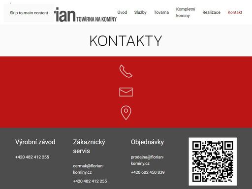 poskytujeme kompletní servis v oblasti komínové techniky: výroba, rekonstrukce a opravy komínů, vložkování a frézování komínů, výroba a prodej komínových vložek z nerezu a hliníku, výroba a montáž nerezových komínů, odborné posudky a poradenství, autorizované měření, revize a čištění komínů.