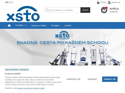 specialista na prodej schodolezů a elektrických rudlů