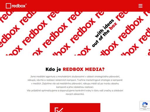 kdo je redbox media? kdo je redbox media? jsme mediální agentura s mnohaletými zkušenostmi v oblasti strategického plánování, nákupů, návrhů a realizací