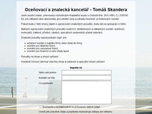 oceňovací a znalecká kancelář  - tomáš skandera