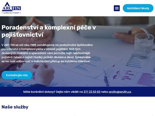 jsme pojišťovací makléři, experti v pojišťovnictví od roku 1995. nabízíme tvorbu pojistných smluv zdarma, profesionální poradenství a efektivní likvidaci škod.