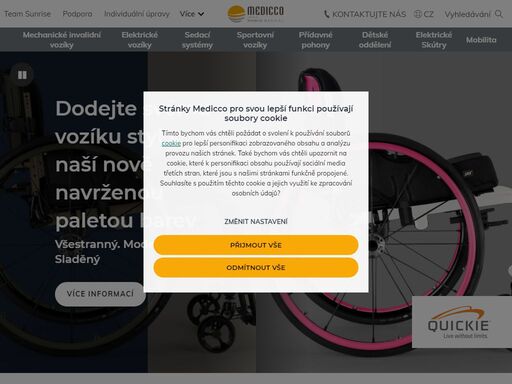 společnost medicco s.r.o. divize společnosti sunrise medical je jeden z největších výrobců a dodavatelů zdravotnických prostředků pro zdravotně postížené.