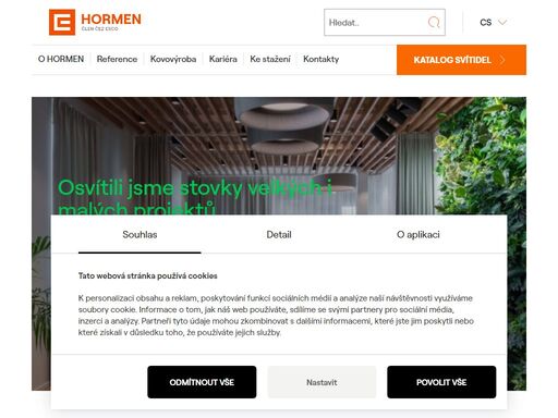 objevte širokou nabídku osvětlení od hormen. nabízíme interiérové a exteriérové svítidla, světelné audity a energeticky úsporná řešení.