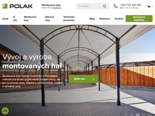 montované haly a stanové haly bez starostí – jako jediná firma v čr se postaráme o konstrukci, opláštění i montáž. sklady, sportoviště i hangáry.