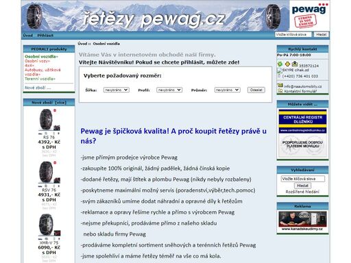 řetězy na automobily.cz :  - osobní vozidla terenní vozidla řetěz, řetězy, kvalitní, osobní vozy, kvalita, sníh, sněhové