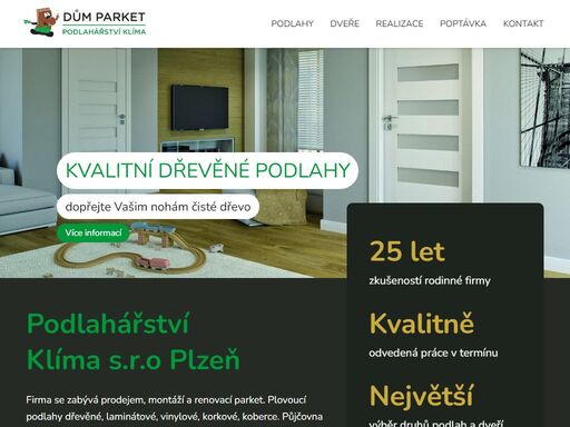 dům parket - podlahářství klíma, parkety, podlahy, dveře, plzeň