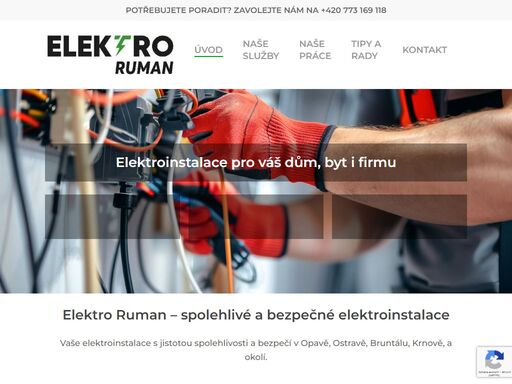 vaše elektroinstalace s jistotou spolehlivosti a bezpečí v opavě, ostravě, bruntálu, krnově, a okolí.