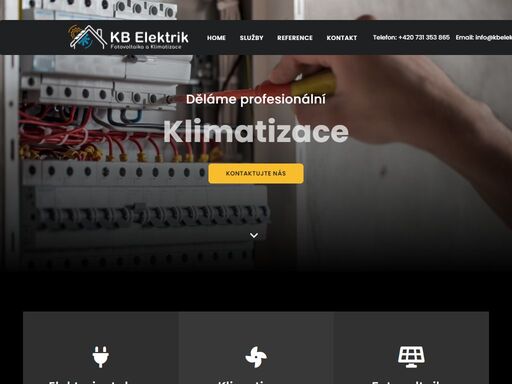 provádíme montáže klimatizací, fotovoltaických elektráren a kompletní domovní elektroinstalace.