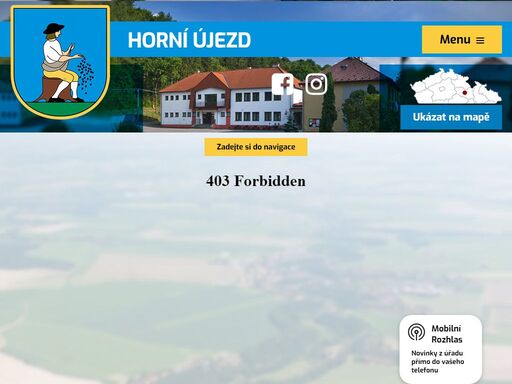 obec horní újezd se nachází 10 km jižně od litomyšle. tvoří ji pět částí od západu k východu, a to cikov, podlubníček, u kulturního domu, krásnoves a víska.