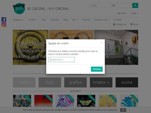 online galerie s díly studentů a absolventů výtvarných vš - prodej obrazů, kreseb, grafik, fotografií