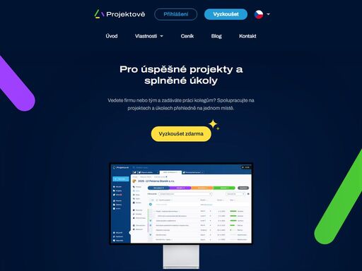 česká webová aplikace pro snadné řízení projektů, úkolů a firmy.