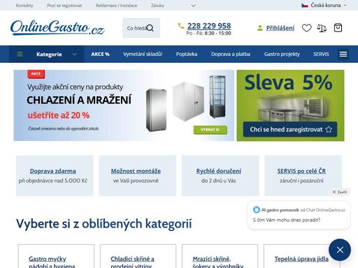 gastro vybavení kvalitně. gastro vybavení kvalitně
u nás nakoupíte kvalitní gastro vybavení značek redfox, rm gastro, silanos, tefcold, jet dryer a další za výhodné ceny z pohodlí vašeho domova. vyberte si profi gastro vybavení na onlinegastro.cz a ušetříte. nakupte gastro vybavení v praze snadno a rychle.

vše…