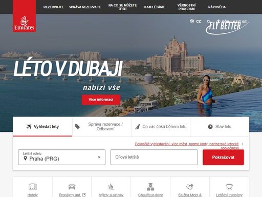 rezervujte si lety po celém světě a užijte si se společností emirates lepší let. prozkoumejte naše celosvětové trasy, najděte ty nejlepší tarify a objevte s námi nezapomenutelné zážitky na palubě.