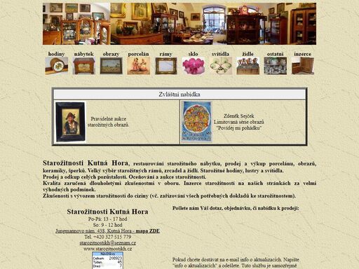 starožitnosti-starožitný-restaurování-výkup-nábytek-antique-obrazy-starožitnictví-kutná hora-prodej-antik