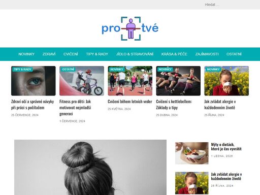 novinky a inspirace pro zdravé a krásné tělo