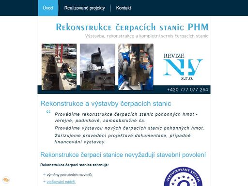 provádíme rekonstrukce čerpacích stanic pohonných hmot - veřejné, podnikové, samoobslužné čs.provádíme výstavbu nových čerpacích stanic pohonných hmot.. zařizujeme provedení projektové dokumentace, případně financování výstavby.
