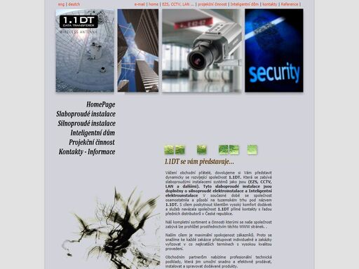 1dt - slaboproudé instalace ezs, cctv, lan, výroba a distribuce bezdrátových, elektroinstalace