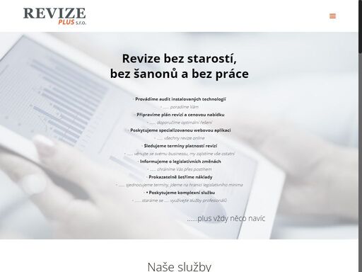 revize plus s.r.o. - komplexni´ spra´va portfolia revizi´ za klienta bez starosti´, bez sˇanonu° a bez pra´ce
