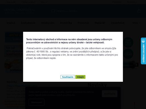 homepage.  internetový obchod pro stomatology a dentální hygienistky