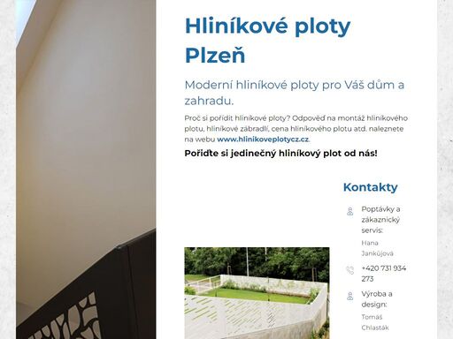 dodáváme pro oblast plzeň a okolí moderní hliníkové ploty, balkonové zábradlí, hliníkové schodišťové zábradlí, vjezdové brány, branky, zástěny, výplně pergol.