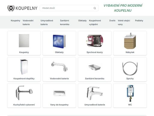objevte širokou nabídku koupelnového vybavení na koupelny-vlk.cz. moderní sprchy, vany, umyvadla, koupelnový nábytek, baterie a stylové doplňky pro vaši koupelnu.