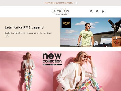 oblecenionline.cz je e-shop, kde najdete kvalitní online oblečení, módu a doplňky. děláme radost z nakupování ženám i mužům a osobně vybíráme to nejlepší z nabízených světových značek. všechny výrobky jsou skladem v čr a ihned k odeslání s dopravou nad 1500 kč zdarma.
