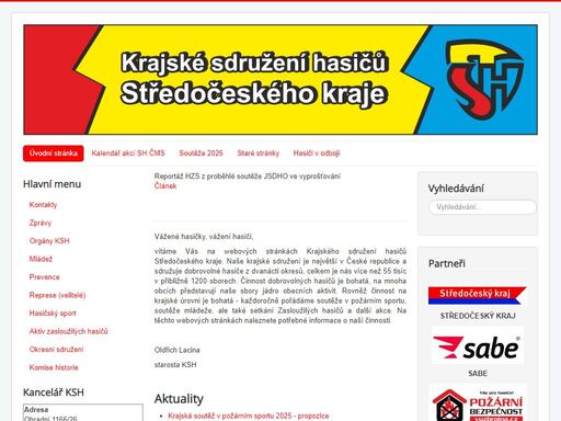 krajské sdružení hasičů středočeského kraje