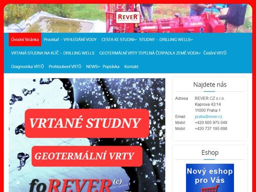geotermální vrty vrtané studny malým lehkým kompaktním strojem středočeský kraj praha vrty tepelná čerpadla liberecký kraj plzeňský jihočeský královéhradecký pardubický karlovarský kraj
