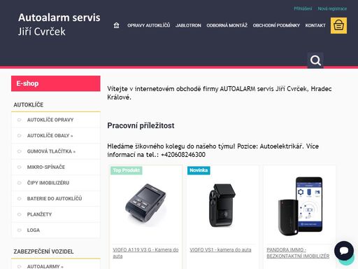 autoalarmy a zabezpečovací technika od profesionálů.