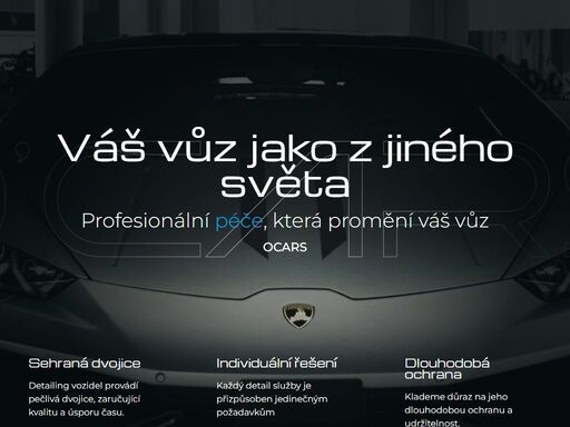 ocars - profesionání detailing, který promění váš vůz. vyhledávání vozů a další služby, které vám pomohou s péčí o váš vozový park.
