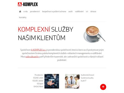komplexní služby, poradenská, auditorská činnost, vzdělávání