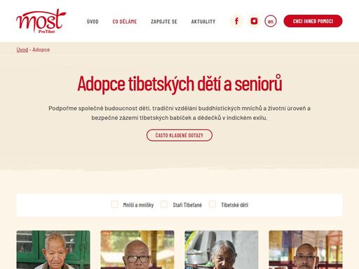 obecně prospěšná společnost most, o. p. s. | kanceláře ostrava a olomouc | transparentní účet adopce na dálku 2200249897/2010