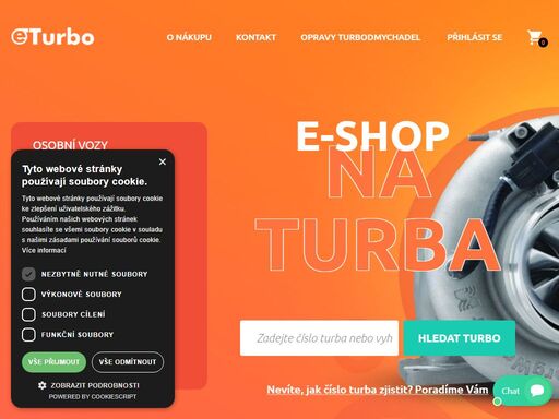eturbo - e-shop s novými i repasovanými turbodmychadly