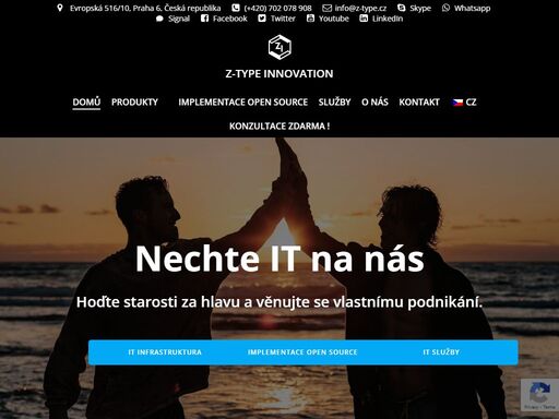 it milujeme a jsme profesionálové. přinášíme kompletní it produkty a služby založené na open source.