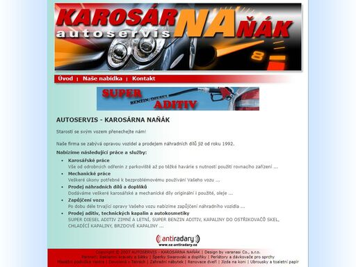 autoservis - karosárna naňák