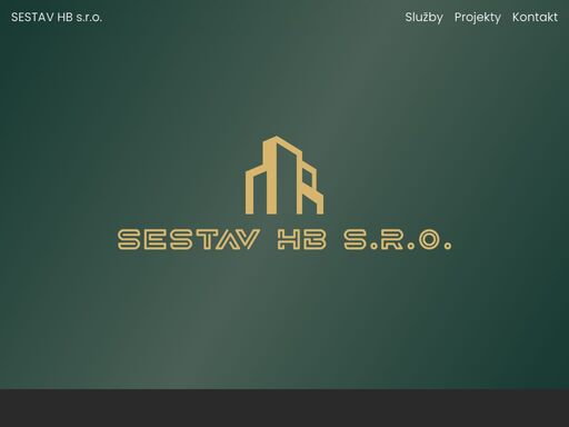 sestav hb s.r.o. nabízí stavební práce včetně rekonstrukcí, výstavby rodinných domů na míru a realizace bytových domů.
