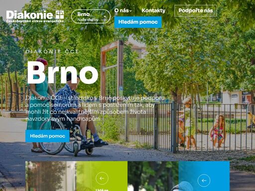 diakonie brno pomáhá seniorům, lidem s postižením a lidem s duševním onemocněním.