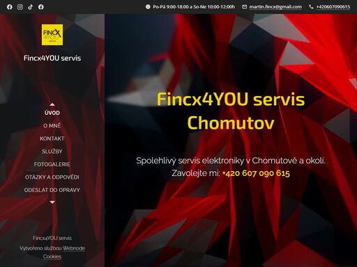 spolehlivý servis elektroniky v chomutově a okolí. zavolejte mi: +420 607 090 615