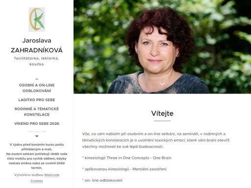vše, co vám nabízím při osobním a on-line setkání, na semináři, v rodinných a tématických konstelacích je o uvolnění toxických emocí, které vám brání otevřít všechny možnosti ke své lepší budoucnosti.