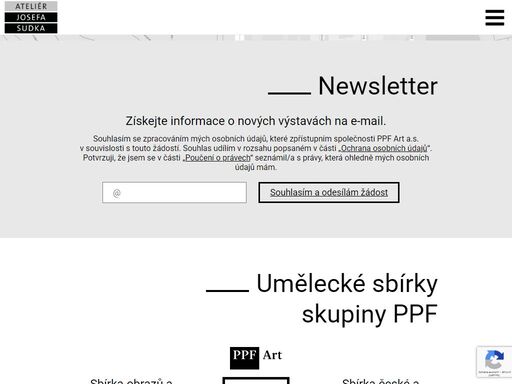 galerie se zaměřuje na fotografii a její roli v kontextu současného umění. ve výstavním programu se zabývá fotografickou tvorbou českých autorů mladší a střední generace.