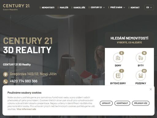 náš tým century 21 3d reality je víc, než jen skupina makléřů hledajících ve výpisech nemovitostí. jsme tým skutečně vášnivých profesionálů v oblasti...