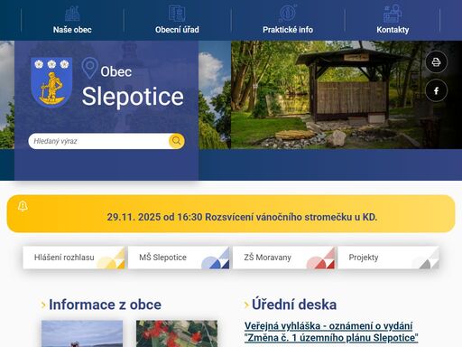 obec slepotice
