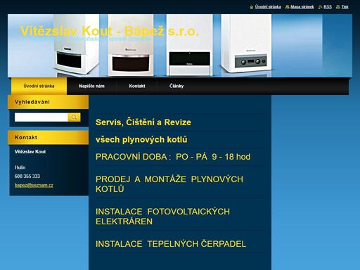 servis, čištění, montáže a prohlídky plynových kotlů, montáže topení, výměna radiátorů   