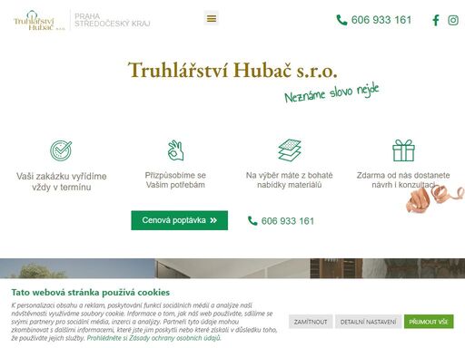 hledáte kvalitní truhlářství na praze 4, které vám zajistí zámečnické práce i kompletní služby od zaměření po montáž? vsaďte na truhlářství hubač!